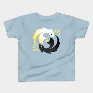 Light and Dark Dragons Kids T-Shirt